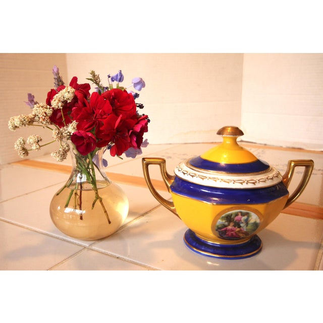 This artful sugar bowl emerged from the Interwar Period, in the 1920s to 1930s, a golden era for Central European...