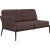 Cover chocolate double right modular sofa by mowee dimensions: d 83 x w 148 x h 81 cm (seat height 42 cm). Material:...