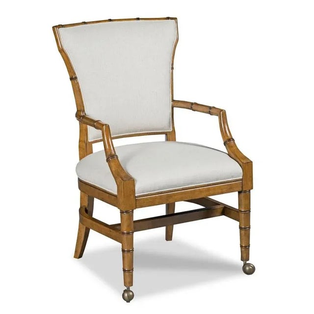 Transitional Modern Off-White Emily Chair For Sale - Image 3 of 3