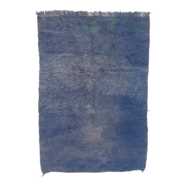 Vintage Beni Mrirt Moroccan Rug, 05'11 X 08'04 For Sale