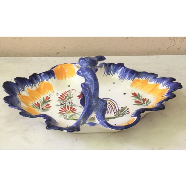 Late 19th Century Late 19th Century Henriot Quimper French Faience Platter For Sale - Image 5 of 9