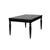 Black Lacquer Walnut Dining Table For Sale - Image 3 of 8