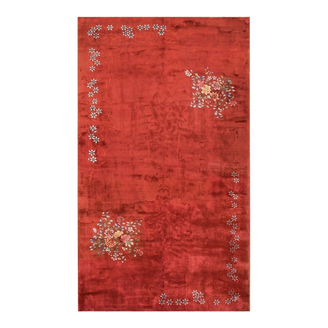 1930s Chinese Art Deco Carpet ( 10" x 17'6" 304 x 533 cm ) For Sale