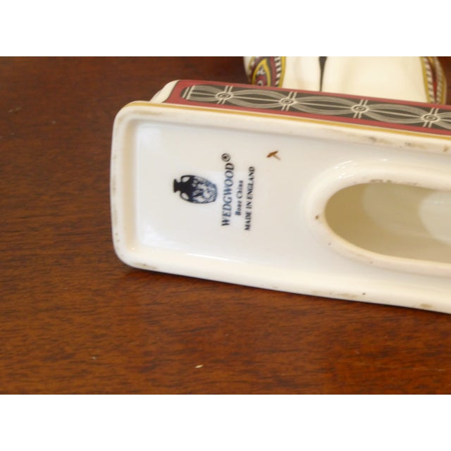 White Vintage Wedgewood Porcelain Noah's Arc - 7 Pieces For Sale - Image 8 of 9