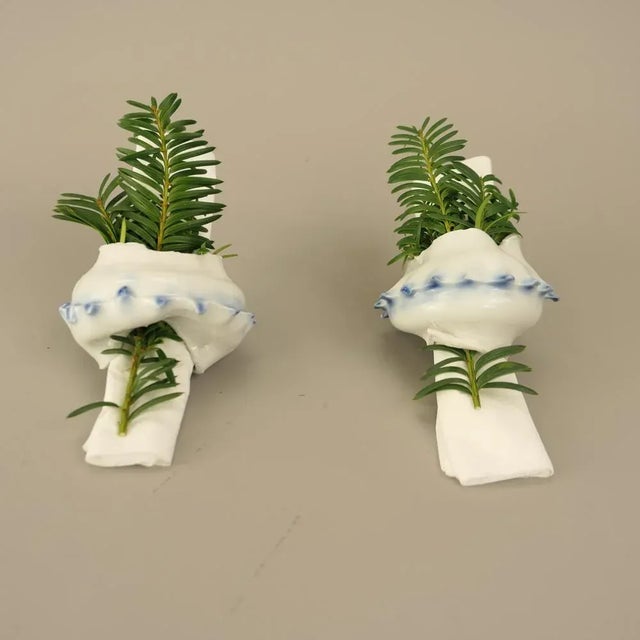 Rare porcelain napkin ring, Japan, around 2000.