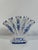 Vintage Blue and White Ceramic Five Finger Tulip Vase, Tulipiere For Sale - Image 6 of 14
