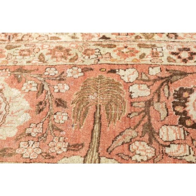 Late 18th Century Antique Haji Jalili Tabriz Rug 9'4'' x 12'5'' For Sale - Image 11 of 12