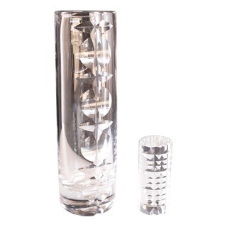 Vase by Mona Morales Schildt for Kosta, 1960s, Set of 2 For Sale