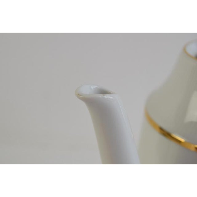 Ceramic Mid-Century Porcelain Coffee Pot from Birkenhammer, Former Czechoslovakia, 1969 For Sale - Image 7 of 12