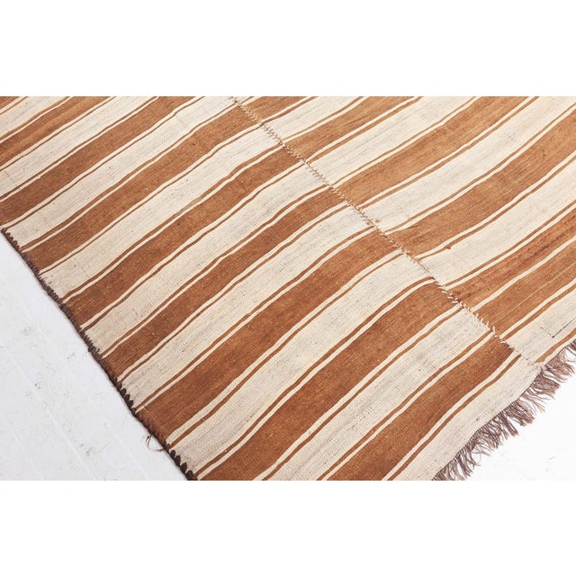 Doris Leslie Blau Vintage Turkish Kilim Rug For Sale - Image 9 of 9