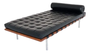 Barcelona Daybed in Leather by Ludwig Mies van der Rohe for Knoll Int., 2010