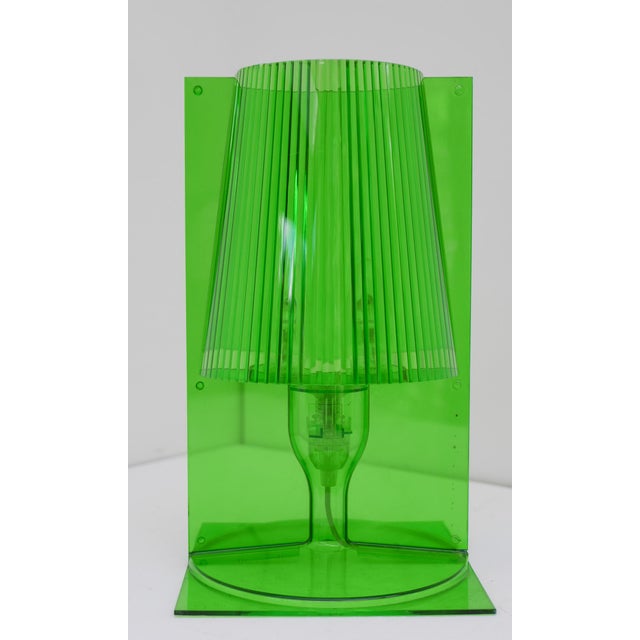Take Table Lamp in Green Transparent Polycarbonate by Ferruccio Laviani for Kartell, 2003 For Sale - Image 16 of 17