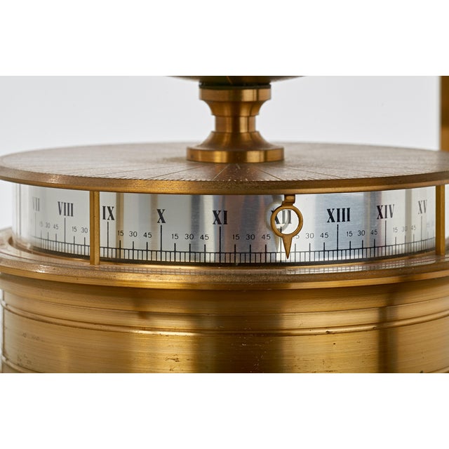 1970s Vintage Royal Geographical Society World Clock With Globe - By Franklin Mint For Sale - Image 5 of 11