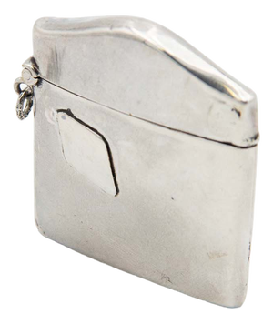 Silver Matchbox with Monogram Card