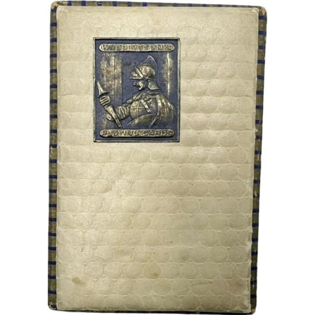 Blue Queen Elizabeth II Coronation 1953 Royal Playing Cards Uk Poker Deck For Sale - Image 8 of 12