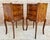 Pair of French Louis XV Revival Inlaid Bedside Tables with Three Drawers, 1940s For Sale - Image 6 of 11