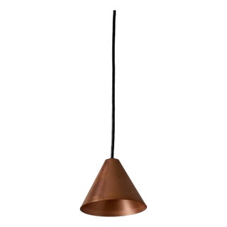 Hans-Agne Jakobsson Polished Copper 'Mini-Tratten' Outdoor Pendant For Sale