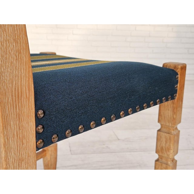 Danish Dining Chairs in Furniture Wool, 1970s, Set of 6 For Sale - Image 11 of 18