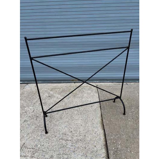 Mid 20th Century Mid-Century Modern Iron Quilt Stand Inspired by Tony Paul, 1960 For Sale - Image 5 of 6