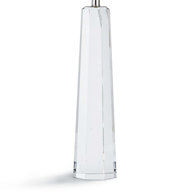 Regina Andrew Tapered Hex Crystal Table Lamp For Sale - Image 4 of 7