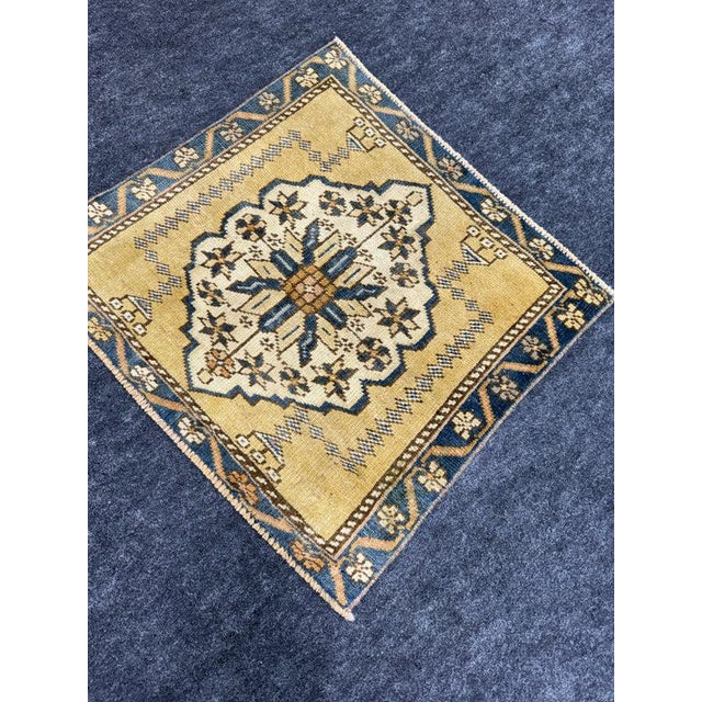 Early 21st Century Turkish Yastik Rug 1'10" x 1'9" For Sale - Image 5 of 5