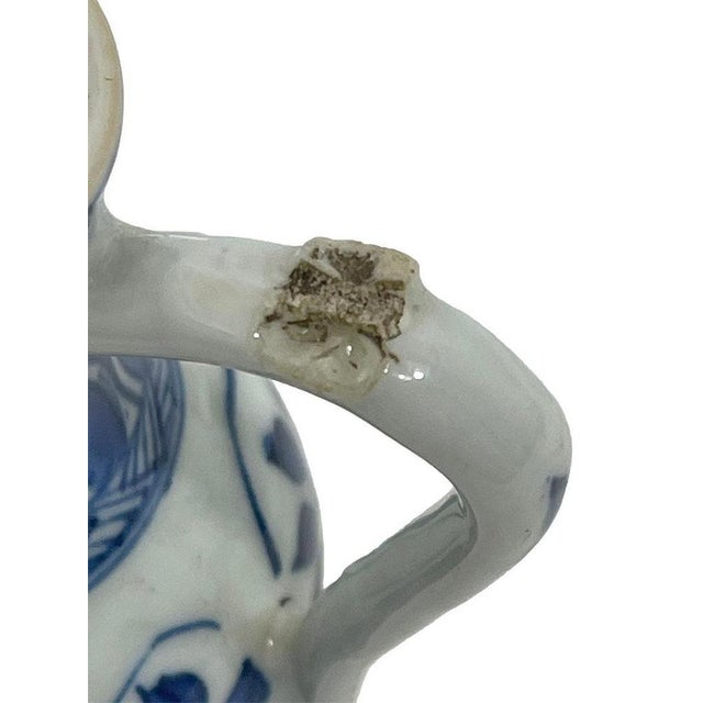 Small Blue and White Lidded Jug For Sale - Image 12 of 13