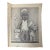 1940s Original Schrock Signed Graphite Illustration of Child With Beach Ball, Dog and Sand Pail, 13.5 × 10.75 In. For Sale