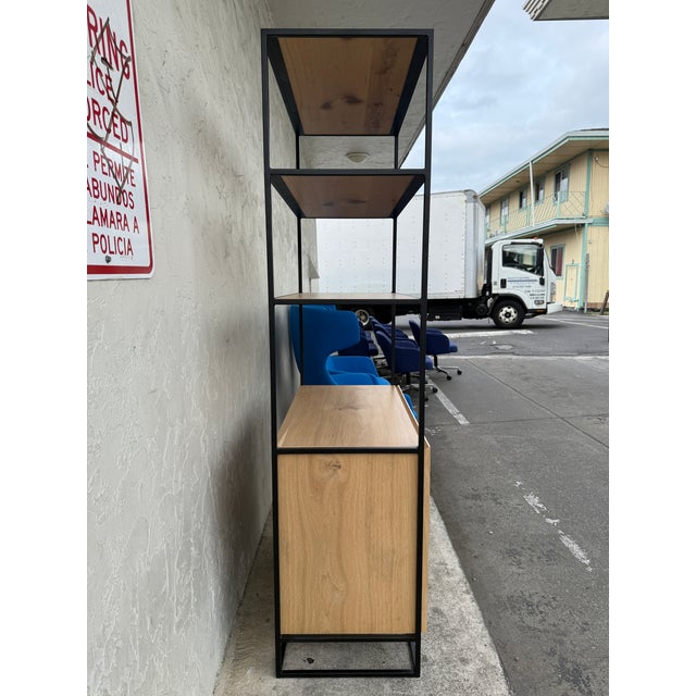 Bronze Steelcase for West Elm Greenpoint Storage Bookcase For Sale - Image 8 of 12