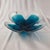 Mats Jonasson Maleras Lucky Four Leaf Clover Full Lead Flower Blue Bowl, Sweden For Sale - Image 12 of 12