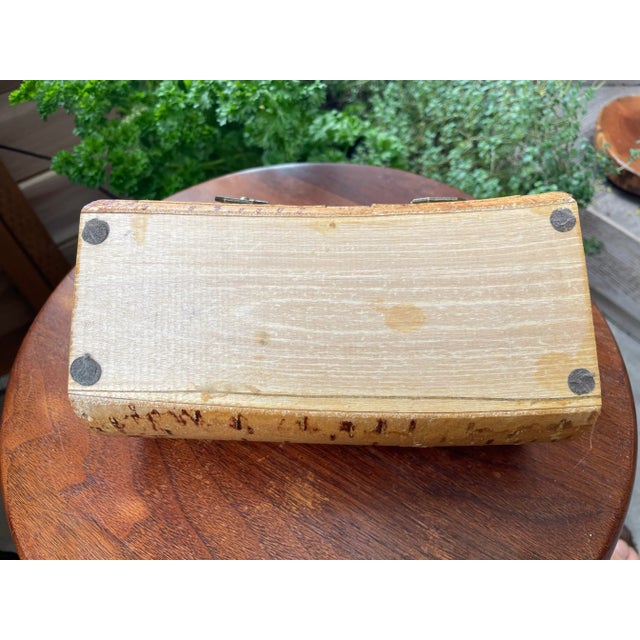 Vintage Rustic Natural Log Jewelry Box For Sale - Image 6 of 10