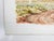 Vintage late 20th century watercolor on artist board painting of desert mountain landscape by Mary Oatman (20th century)...