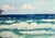 Mid 20th Century Jean Martin Coast Near San Diego 1949 Painting For Sale - Image 5 of 6