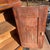 Auburn Vintage Rustic Dark Pine Wood Chiffonier Cabinet W/ Scrolled Top - Shelf & Drawer For Sale - Image 8 of 18