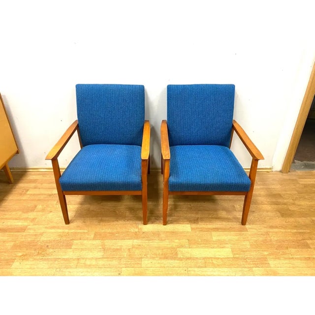 Retro Armchairs from TON, Czechoslovakia, 1960s, Set of 2 For Sale - Image 4 of 9