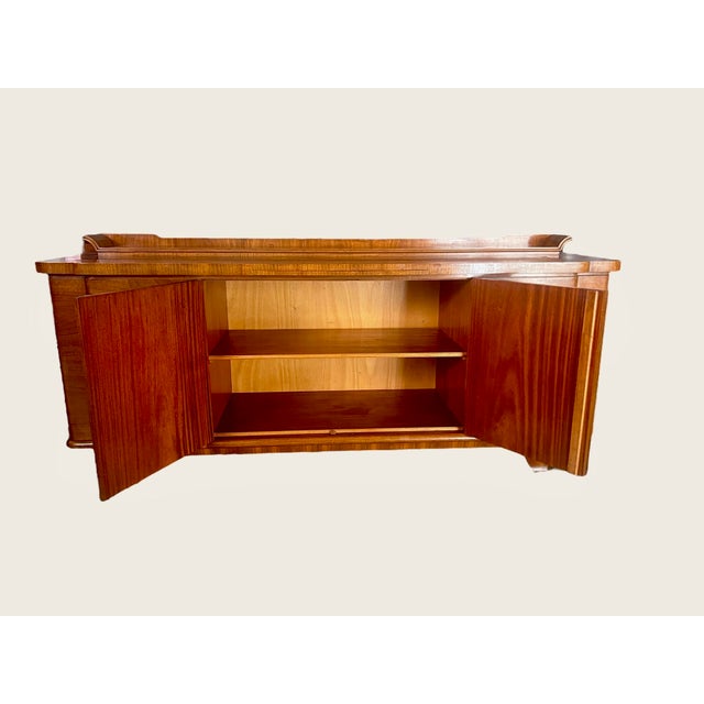 Vintage Art Deco Sideboard in Walnut and ly Veneered, 1920s For Sale - Image 10 of 11
