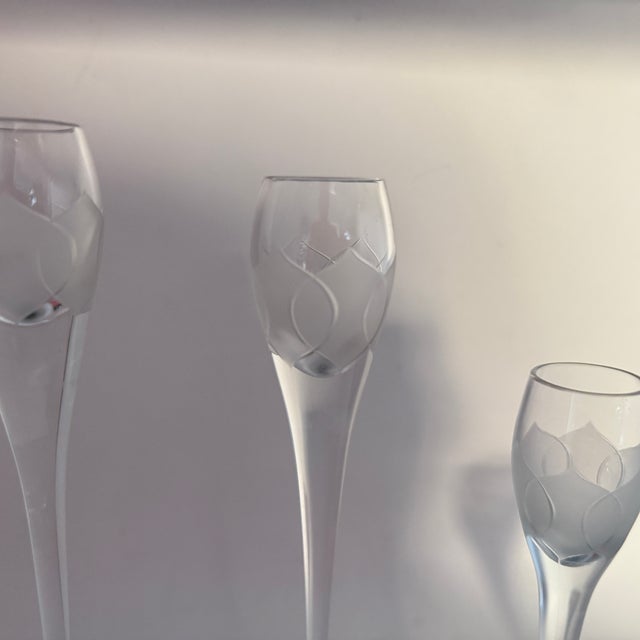 Height of the candlesticks approx. 22.5 cm, 21.5 cm, 17 cm, 12 cm This piece has an attribution mark, I am sure that it is...