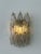 2000 - 2009 Wall Lamps with Handmade Beige Murano Glass Prisms, Set of 2 For Sale - Image 5 of 8