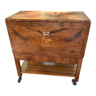 Vintage Mid-Century Modern Bar Cart For Sale