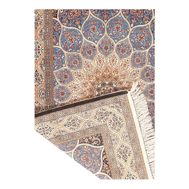 Traditional Pasargad DC Fine Hand Knotted Silk & Wool Rug For Sale - Image 3 of 3