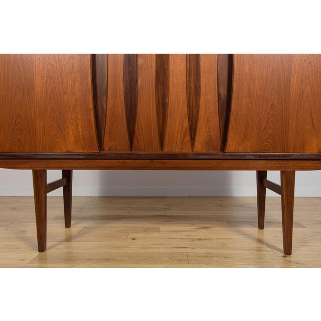 Mid-Century Modern Teak Highboard, Denmark, 1960s For Sale - Image 17 of 18