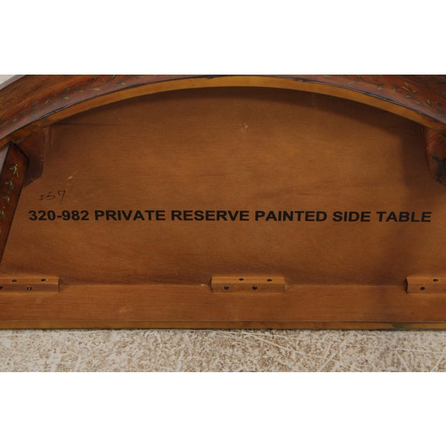 Adam Paint Decorated Demilune Console Hall Table For Sale - Image 16 of 16