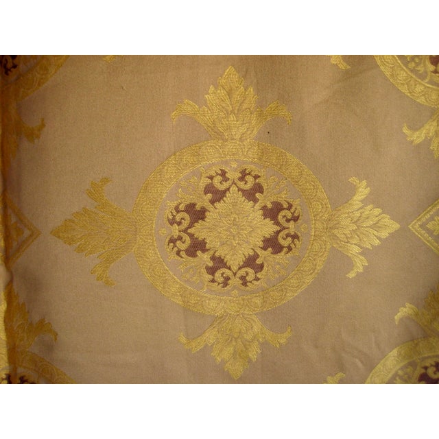 Mid 19th Century Pair of French Empire Silk Panels Over 10 Yards For Sale - Image 4 of 12