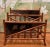 Vintage English Victorian Rattan Chinoiserie Bamboo Magazine Holder For Sale - Image 10 of 10