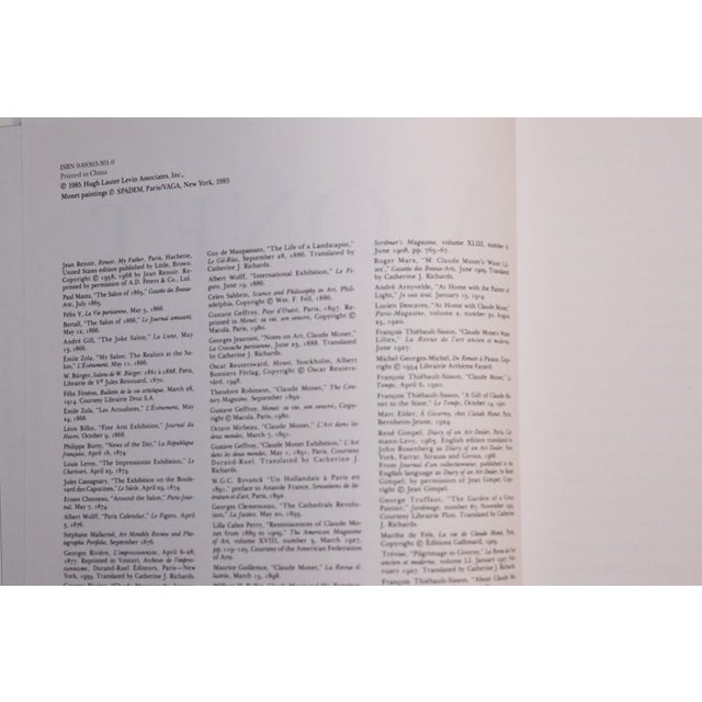Monet, a Retrospective, edited by Charles F. Stuckey. Hardcover book with dustjacket, published in 1985 by Beaux Arts...