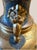 Antique Meiji Japanese Satsuma Ryuzan Rakan Vase Gilt Dragon Handles 16" For Sale - Image 11 of 16
