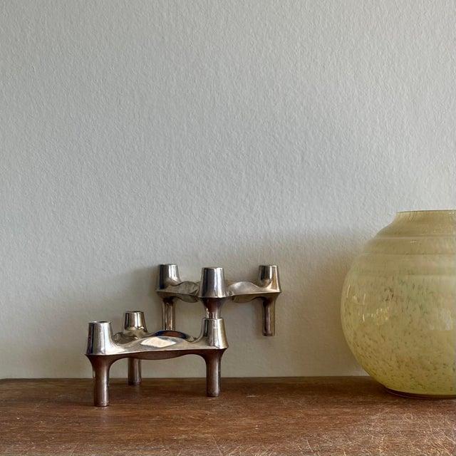 Nagel Candlesticks, 1970s, Set of 2 For Sale - Image 3 of 7