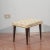 Mid-Century Modern Vintage Stool in Damask Fabric, 1950s For Sale - Image 3 of 9