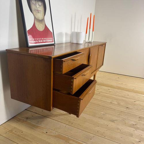 Mid-Century Modern Sideboard in Teak, 1960s For Sale - Image 6 of 14