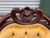 Gold Mid Century Kimball Vintage Four Victorian Balloon Back Chairs For Sale - Image 8 of 18