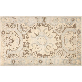 1960s Turkish Oushak Rug For Sale